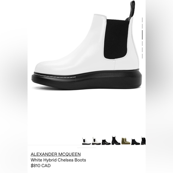 Woman’s ALEXANDER MCQUEEN Chelsea Boots - Picture 4 of 6